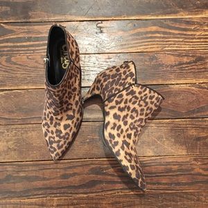 Circus by Sam Edelman leopard print booties